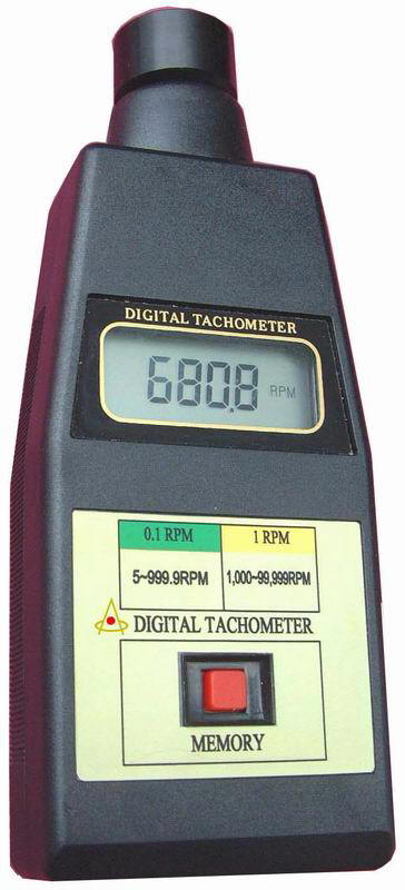 Digitales Tachometer-Instrument misst die Drehzahl, Drehzahl, Rotation  dt-2234c dto6234n dvm8030